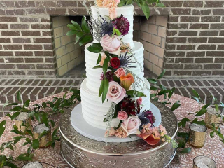 Ribbed 3 Tier Cake