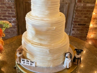 Ribbon Buttercream Cake