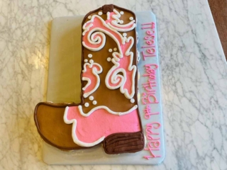 Pink cowboy boot cupcake board pink cowboy cupcake board