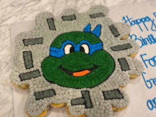 Ninja turtle cupcake board green turtle ninja cupcake