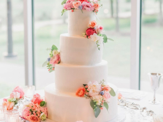 Four Tier Classic White Cake