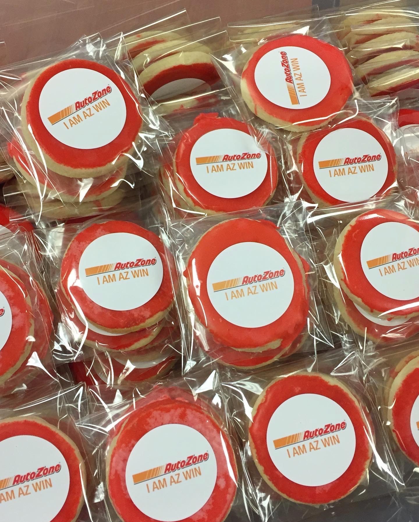 Autozone Branded Individually Wrapped Cookies Memphis