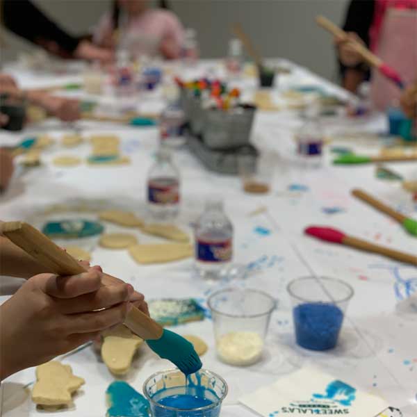 Icing, Brushes, Cookies and Kids. Memphis Cookie Decorating Party